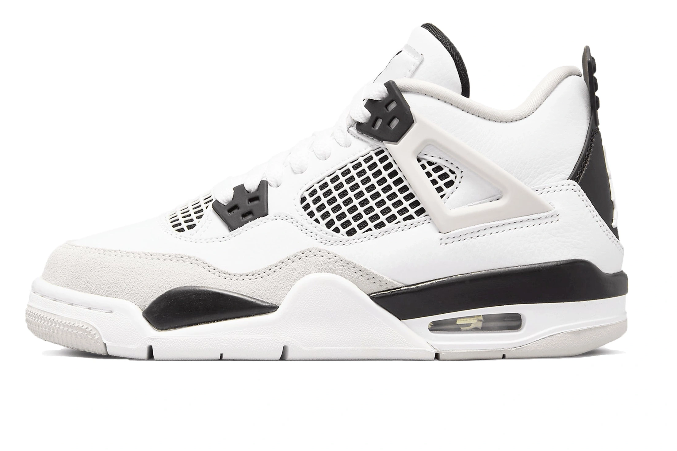 4 GS Retro Jordan Military Air Black 0806